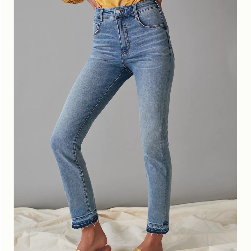 Pilcro cigarette slim straight jeans